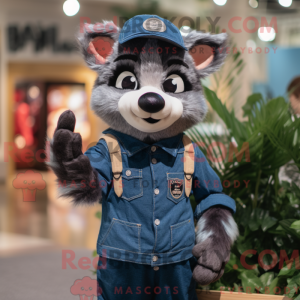 Mascot character of a Navy...