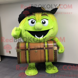Mascot character of a Lime...