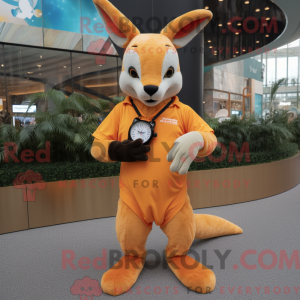 Mascottekarakter van een...