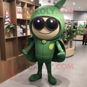 Olive Superhero maskot...