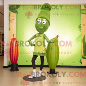 Mascot karakter van een...