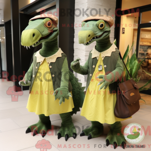 Mascot karakter van een...