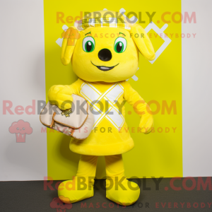 Mascot karakter van een...