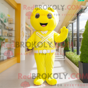 Mascot character of a Lemon...