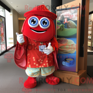 Mascot character of a Red...