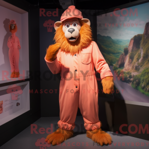 Mascot character of a Peach...