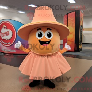 Maskotkarakter av en Peach...