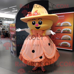 Personaje mascota de tacos...