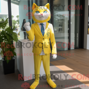 Mascottefiguur van een...