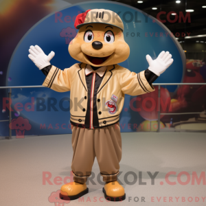 Mascottefiguur van een...