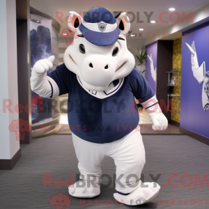 Maskotfigur af et Navy...