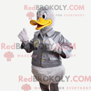 Postava maskota stříbrné...