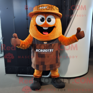 Maskot-karakter av en Rust...