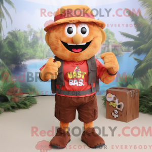 Maskot-karakter av en Rust...