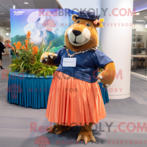 Mascot karakter van een...