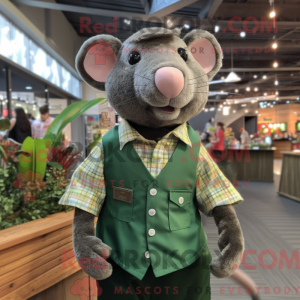 Mascottefiguur van een...