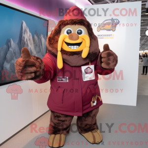 Mascot character of a...