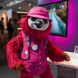 Mascot karakter van een...