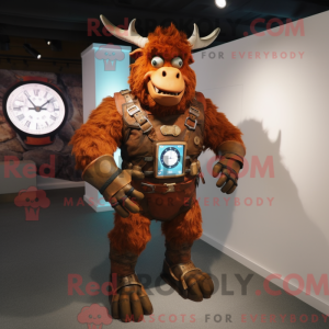 Mascot character of a Rust...