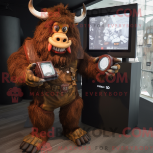 Mascot karakter van een...