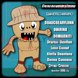 Personnage mascotte d un...