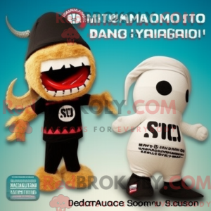Personagem de máscara de um...