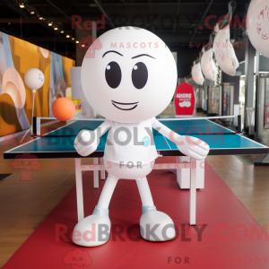 Mascot character of a White...