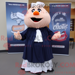 Mascot character of a Navy...