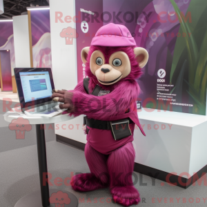 Mascot karakter van een...