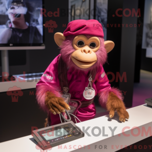 Mascot karakter van een...