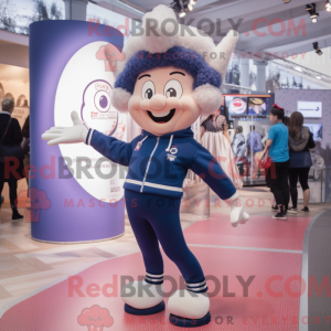 Mascot character of a Navy...