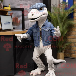 Mascot character of a White...