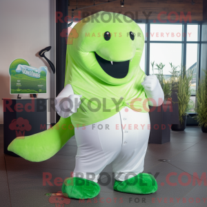 Mascot character of a Lime...