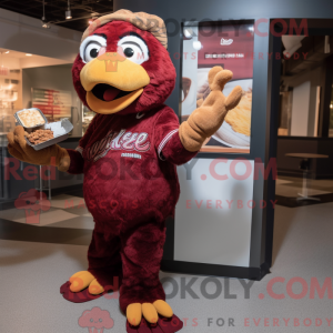 Mascot karakter van een...