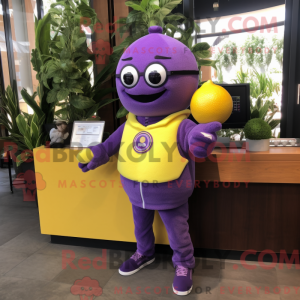 Postava maskota Purple...