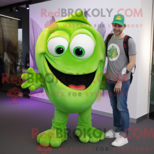 Mascot character of a Lime...