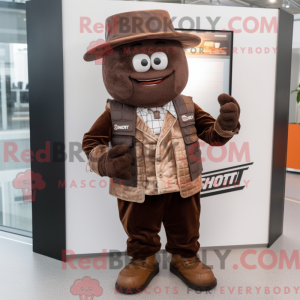Mascot character of a Rust...