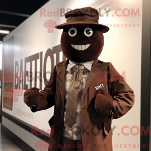 Mascot character of a Rust...