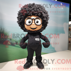 Mascot character of a Black...