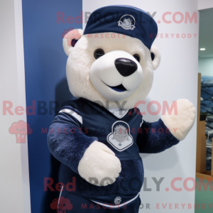 Personaje mascota de un oso...