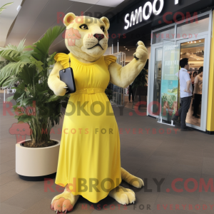 Mascot karakter van een...