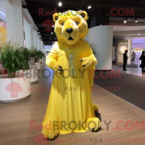 Mascot karakter van een...