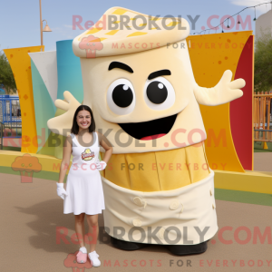Mascot character of a Cream...