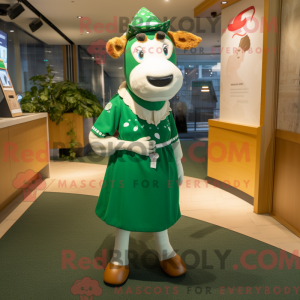 Mascot character of a Green...