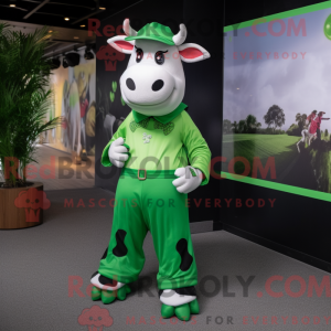 Mascot character of a Green...