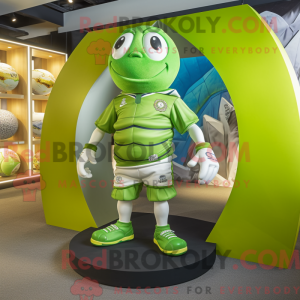 Mascot character of a Lime...