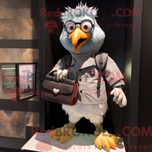 Mascot character of a Gray...