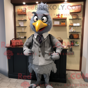 Mascot character of a Gray...