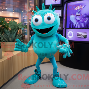 Maskot karakter af en...