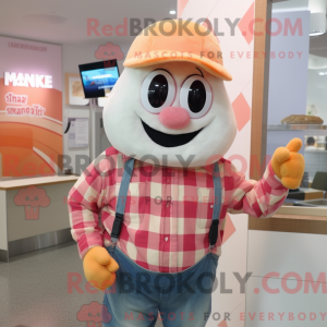 Mascottefiguur van een...